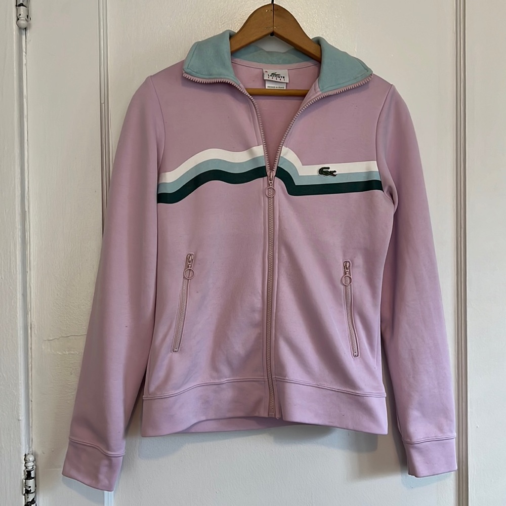 Pastel Lacoste zip up